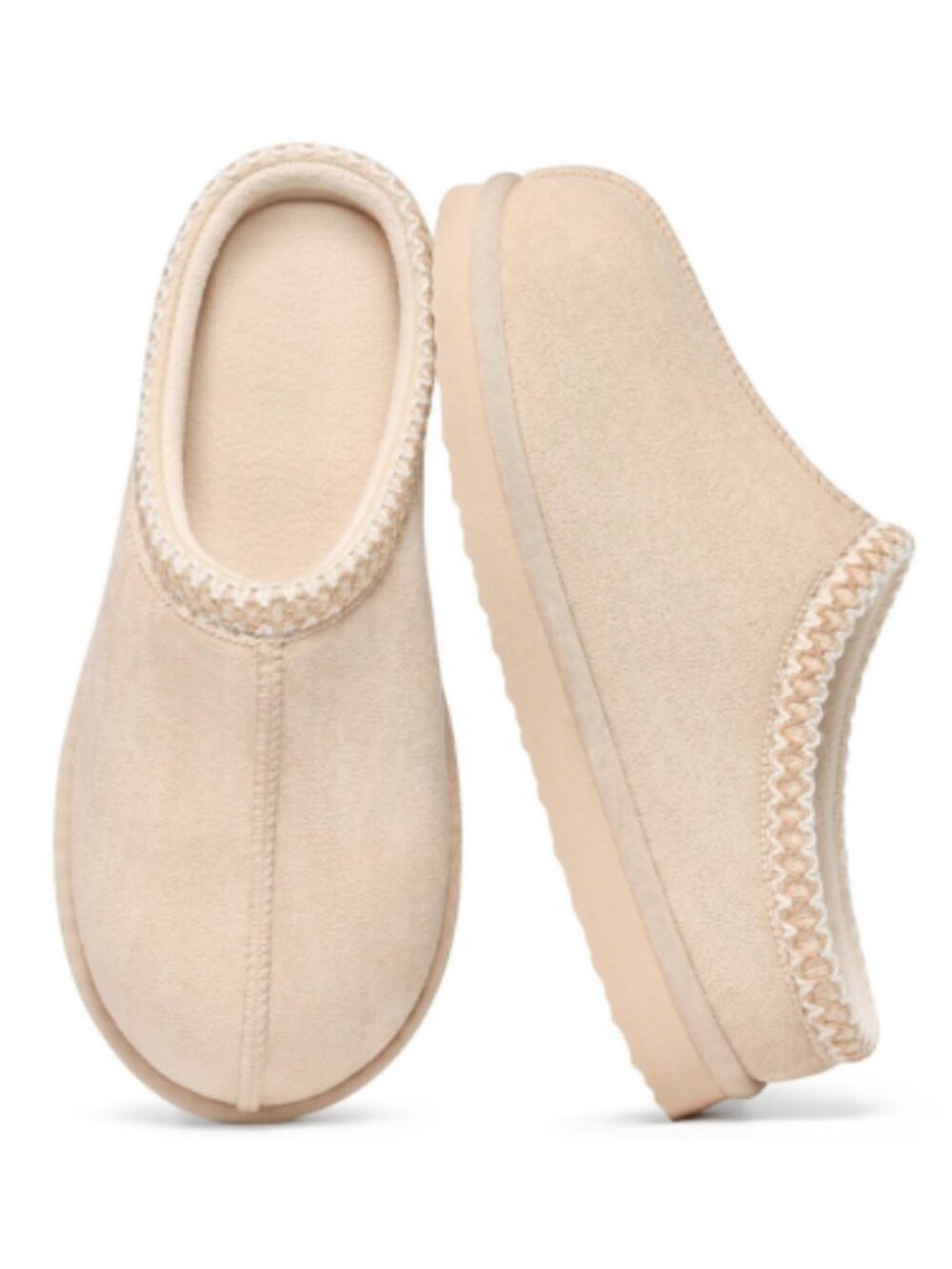 Litfun Memory Foam Slippers for Women Men Cozy Warm House Shoes Indoor and Outdo